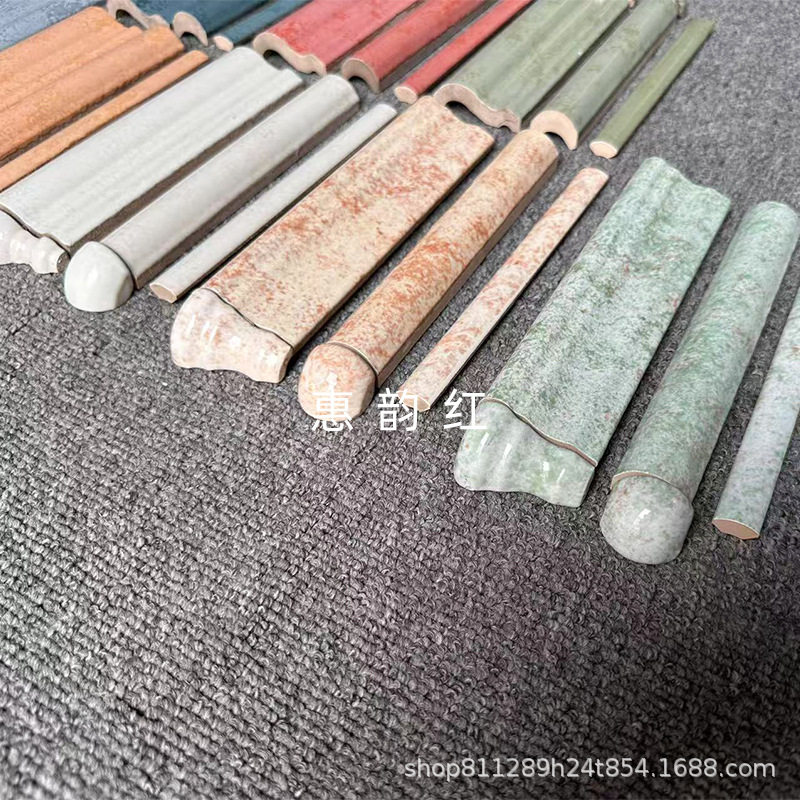 仿古砖压条厨房墙砖腰线卫生间瓷砖半墙收口条洗手台收口阳角条