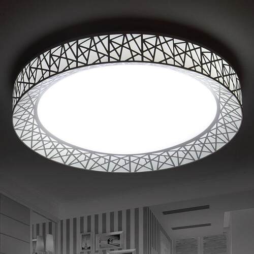 包邮形圆鸟巢LED吸顶灯8016灯客厅灯具大气卧室书灯房铁艺灯餐厅