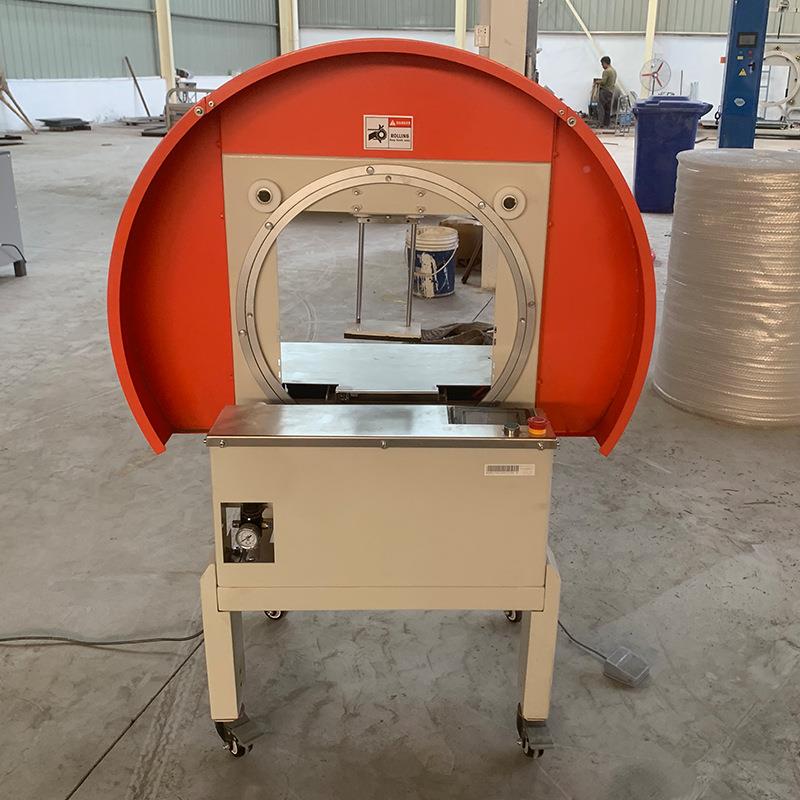 胶带绕封箱打包机十字整圈封491箱机整缠圈缠纸封箱口透绕明胶带