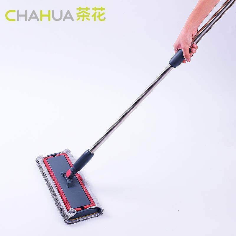 茶花拖把家居手干湿两用洁地拖无品牌/清地板木平地超纤维家用轻