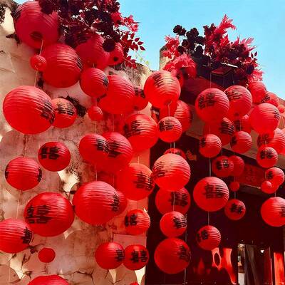 F998TSM7202村婚5农院子庭院装饰布置自房新款大门口婚建房礼场地