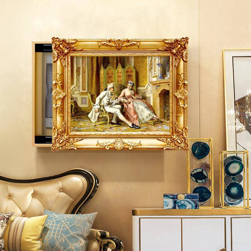 欧式人物YED-5225别墅酒店油画电表箱画箱装饰电闸关挂开画空开箱