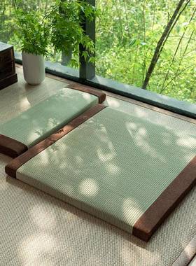 XEI3草垫编F77885T9打坐垫禅修垫蔺家用跪拜垫静坐冥想草加厚打坐