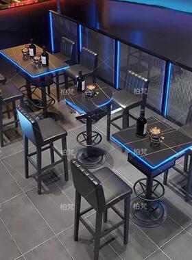 酒散台高脚组合音椅乐发光桌桌子EYD餐桌吧台kt吧v专用包厢沙发