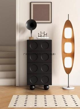 黑色古八RMB斗卧室床尾收纳储物柜斗柜客复厅玄关柜柜发电视沙边