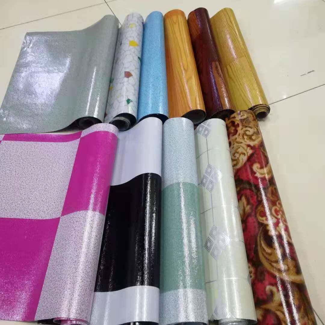 PVC防水防滑地板革临地时租房BAS地面毯办公室地垫工地装修护地保
