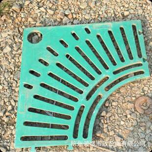 厂家直供护树板子树坑格栅蓖449玻璃钢树池树脂排水篦子1200