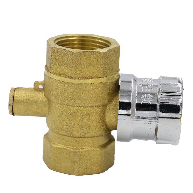 Q11F-16T黄铜磁性锁闭测温球阀6分DN20-1寸25暖气管道热量表阀门