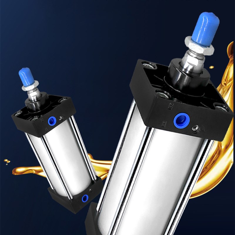 SC标准气缸小型气动行程可调SC40x25x50x75x100x125x150X175X200