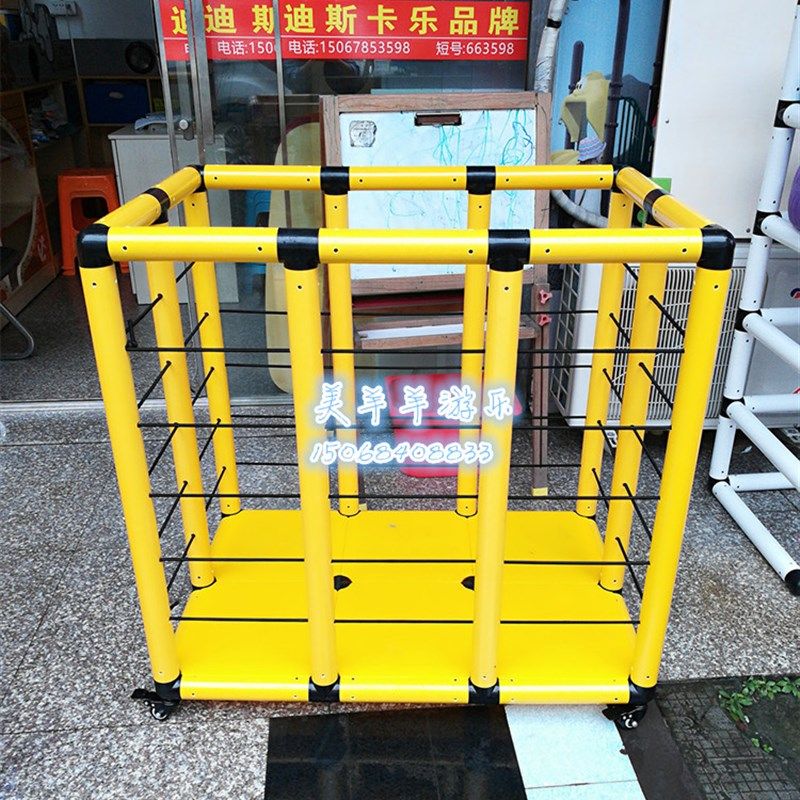 幼儿园置球架多层推车移动足球框皮球筐装球篓儿童塑料篮球收纳架,金属材料及制品,金属丝/绳/缆,淘宝优惠券,粉丝福利购,淘宝优惠卷