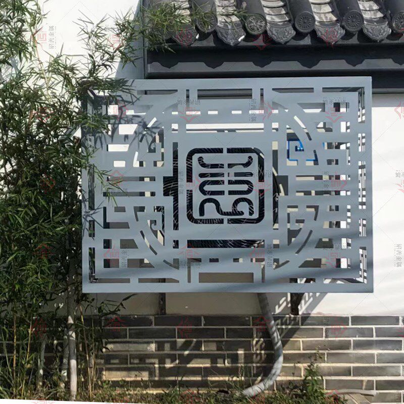 铝合金空调外机罩定制防雨防晒遮挡百叶窗格栅通风口保护罩定做