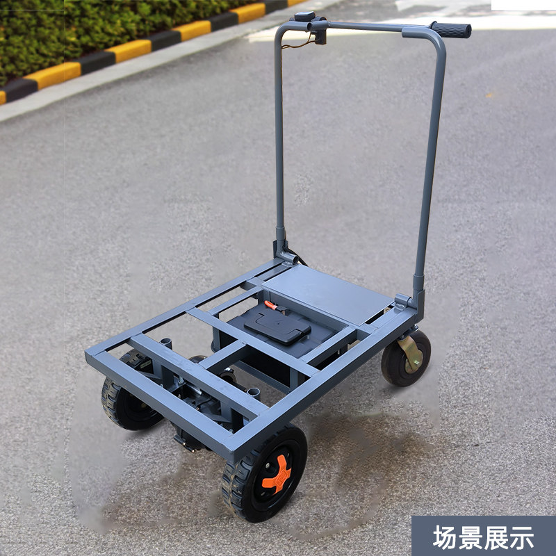 拉货小推车搬运车电动手推车拉大B板瓷砖水泥黄沙石子平板车载重