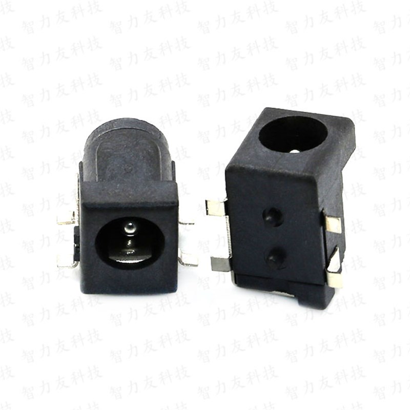 DC-050 贴片DC005 DC050 四脚贴片 5.5*2.1/2.5mm DC电源插座焊板