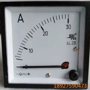 广东德庆电表厂 DB德表 交流电流表6L2B-30A 30/5A 直通30A 6L2-A