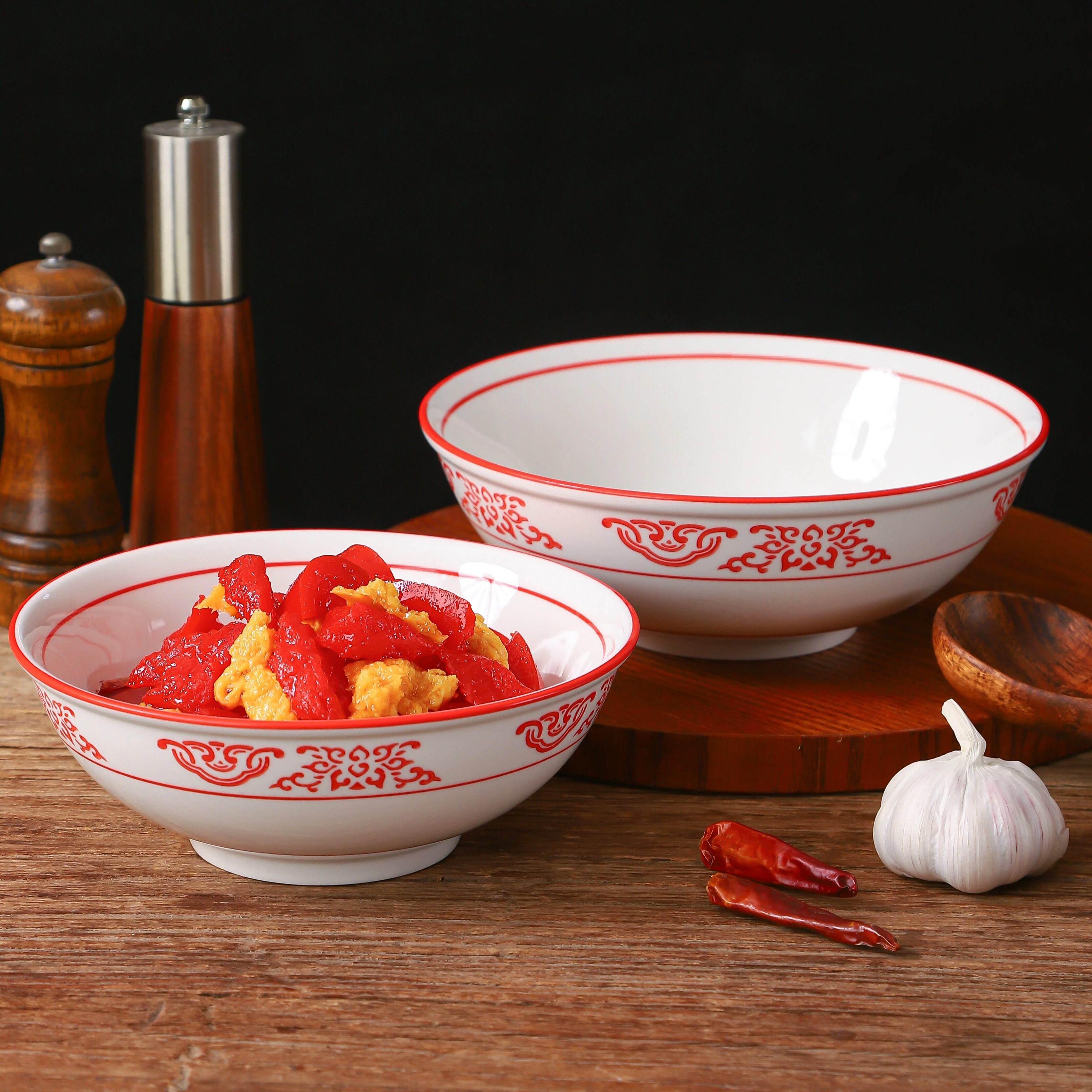 中式湘菜餐具汤盆小炒盘碗