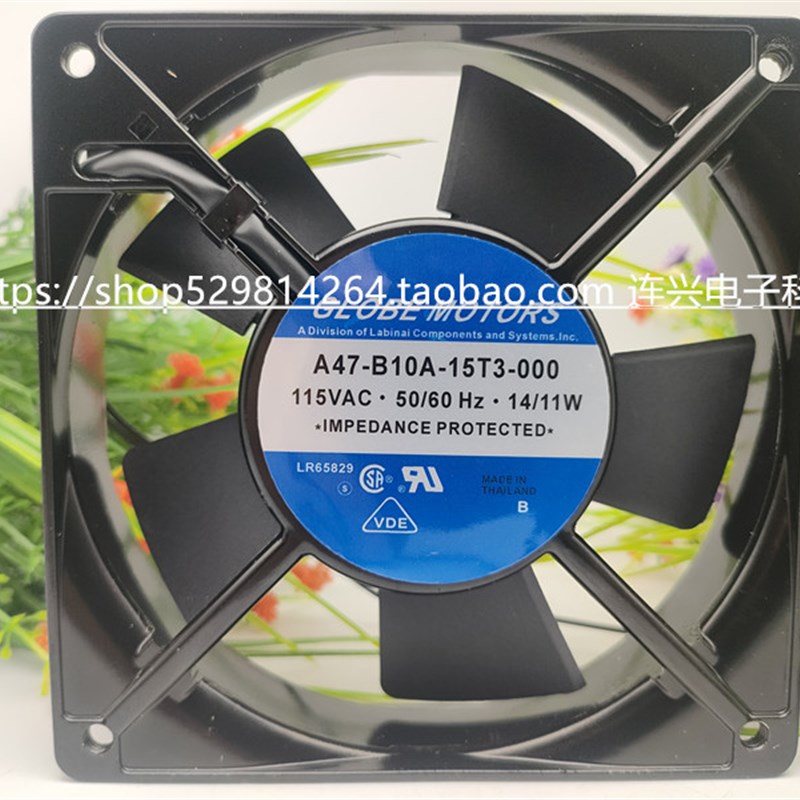 Globe motors A31/A36/A47-B10A-23/15T3/T1/T2-000 115V机柜风扇