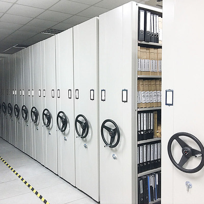 密集架移动档案密集架手摇轨道钢制文件柜可定制手动电动密集架