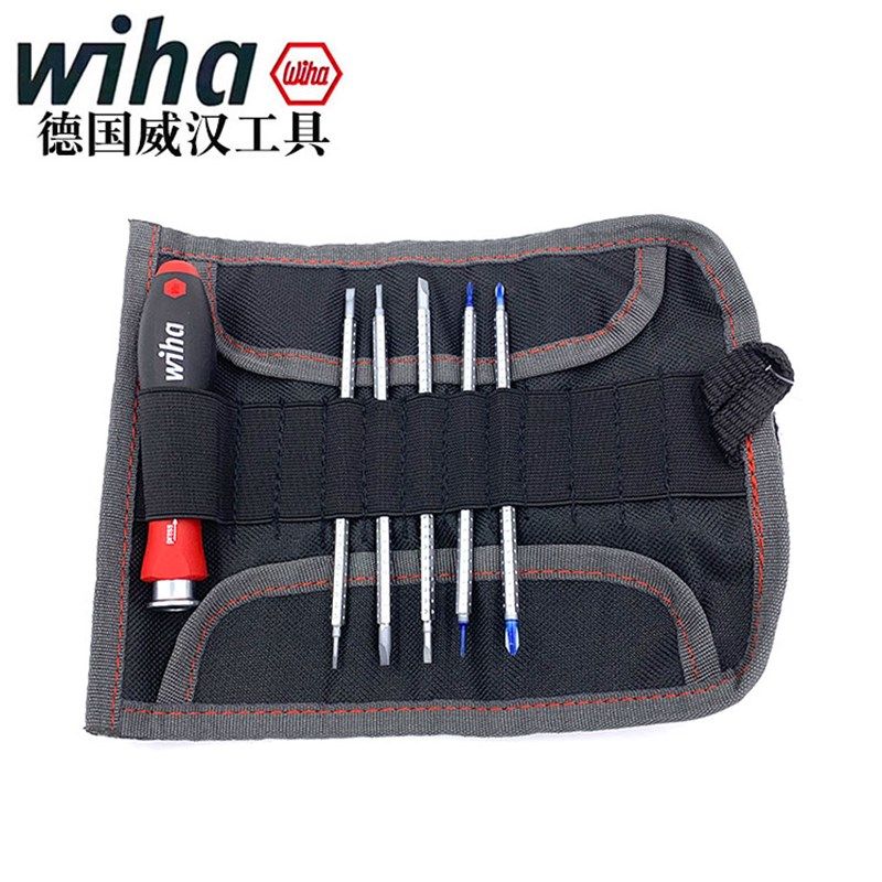 德国wiha威汉精密螺丝刀套装进口十字一字笔记本相机螺丝批00616