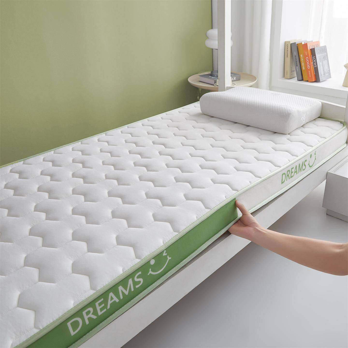 针织乳胶A舍类乳胶家记忆棉床垫宿单人学生木板床软垫铺地厚海绵