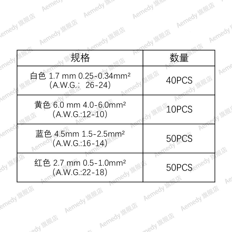 焊锡环0e60/BKI300焊接封线连接器套件热缩对接连接器-150P密CS