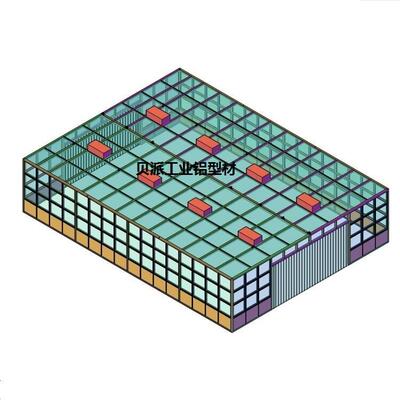 电无尘型材19713洁净房架微设装备自动化防护罩防静组框超净间净