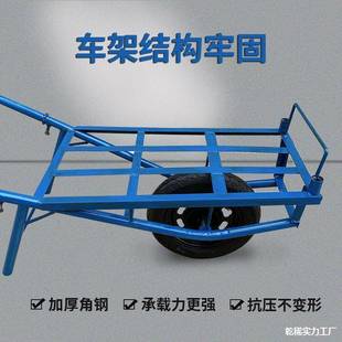 平板公车货农推车果手推车加厚刹车拉用鸡公山单路489推园车轮手