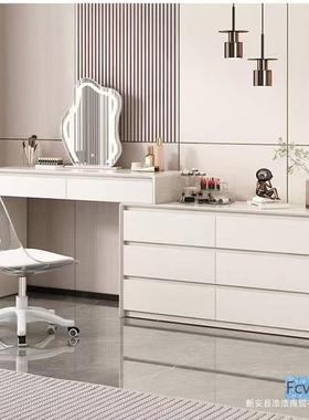 莱木澳烤漆梳油24892妆台一体化约新品简现代卧室斗柜奶新款感实