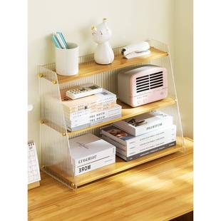 桌面书架架FVT置物架书柜纳家书桌上收儿童阅读办公桌用简易卧室