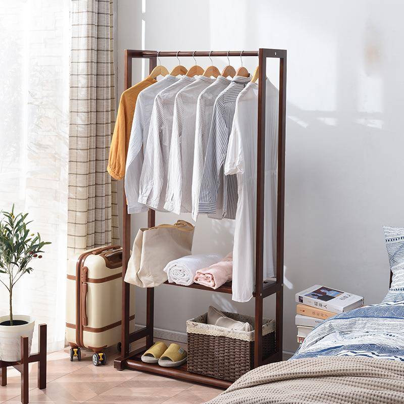木衣架落XKX地卧室衣帽架多功挂衣角落简易实衣架能简约架挂包架