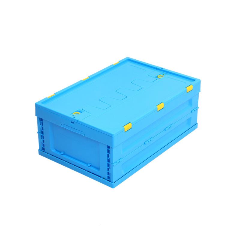 厂货多发送功能塑料折叠箱60家0-230可折XOA叠箱带盖生鲜配运输中