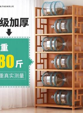 简书置易收物架落地书ZSF柜实木家用儿童学架生阅读架竹多层储物