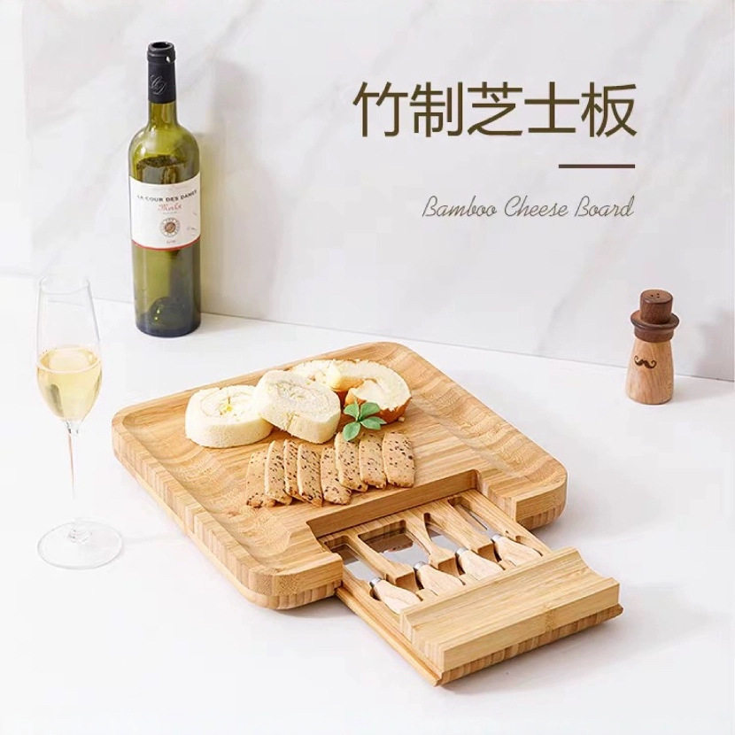 亚马逊跨境竹制菜板面包水果芝士奶酪板砧板切板厨房桌面餐盘案板
