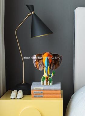 现代意抽象艺术色创摆件家居客厅玄关酒ltao1003淋柜轻奢装软饰品