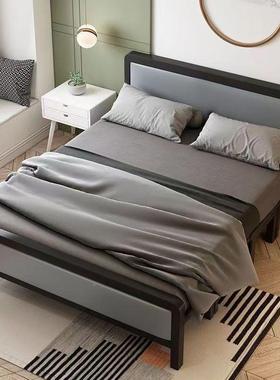 家用铁折叠床20829简易人床双出租屋卧室加宽成人床耐超用不锈钢