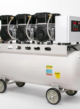 飓霸压机160x4空-气230L无油静音泵木工打气泵喷空气06.4KW压缩机