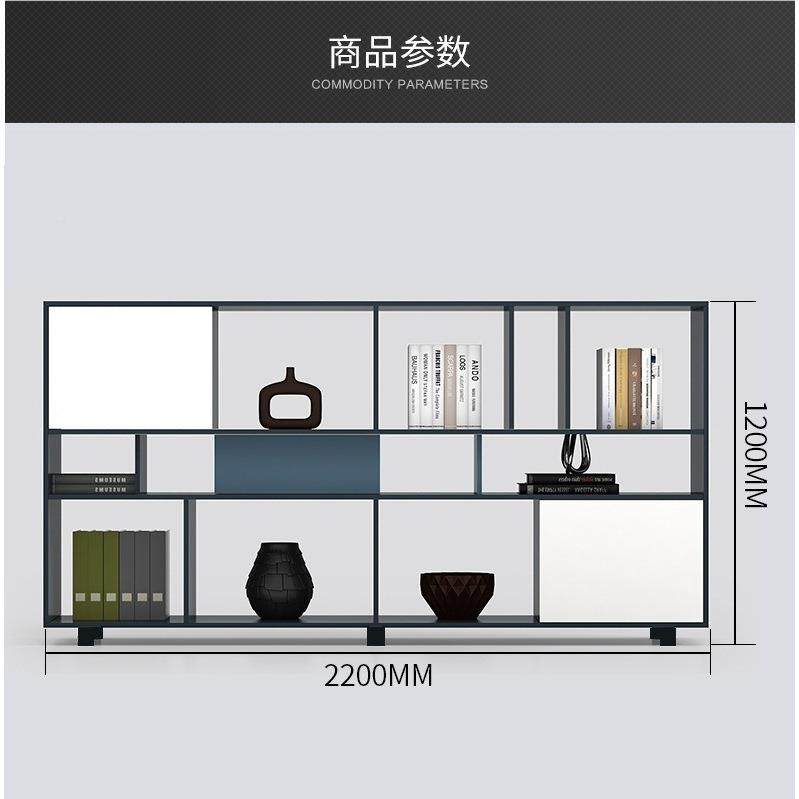 办公室边柜断储物QSK柜木质按需矮做简现代办公约打印机柜子隔柜