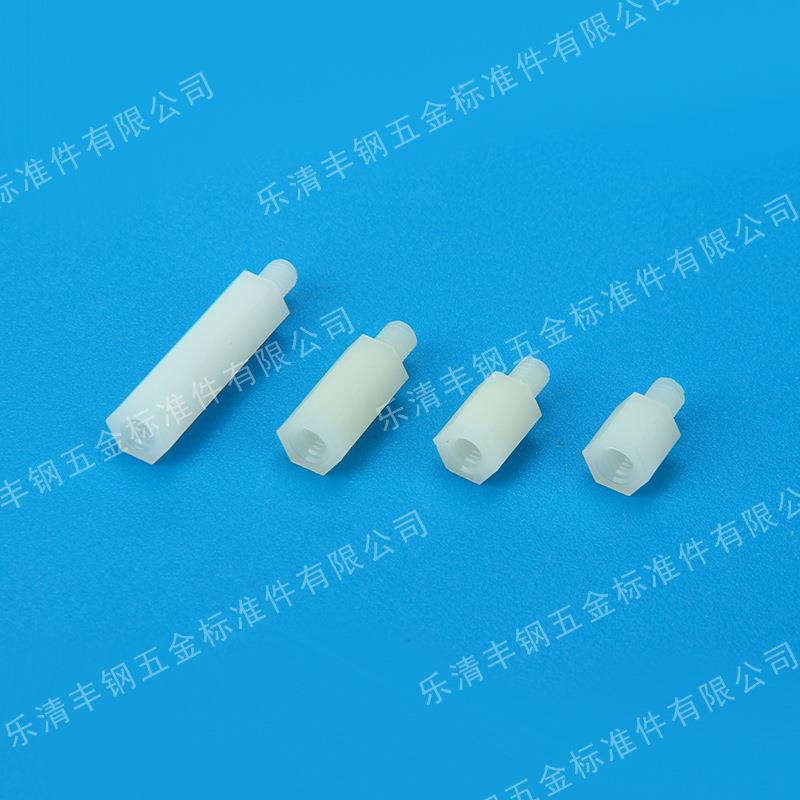 厂家畅销单通尼六龙角柱M3间隔柱P内CHXC外单螺通柱螺母螺丝支撑