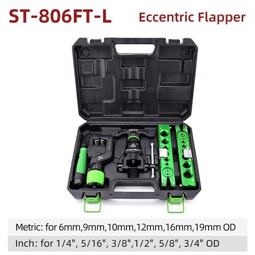 圣霸ST-R806FT-L铜管扩管器套装公英制两用扩口工具手动扩口器