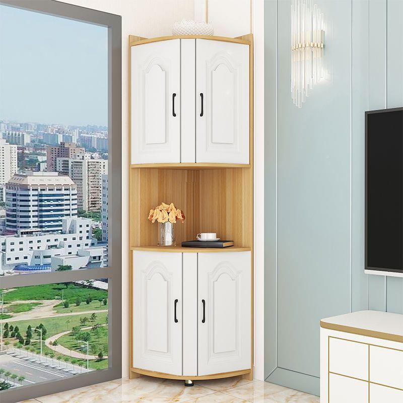 物柜置架室收纳多功能卧简约餐厅墙角三角边角拐角柜客厅角UPG转