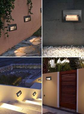 楼梯踏步灯墙D角灯户外方形灯别MBW阳墅室外走廊灯L过道外墙台E壁