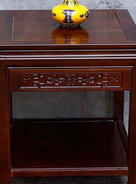 实木花架缸架方鱼几盆景架客厅小茶几桌发子AWH沙侧边角几桌新边