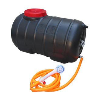 加厚水箱573家用晒水桶洗澡桶黑色欧太阳能澡晒水箱季 洗加厚夏洗