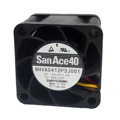 anAce山洋408直流9HVA0412PS3MJ0201高转速高风压12V轴流风扇P无