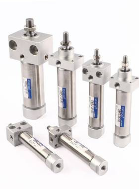 DBF2-2TZY0DS2前-20气力型方头气缸方侧可B面安装不锈钢迷你气缸