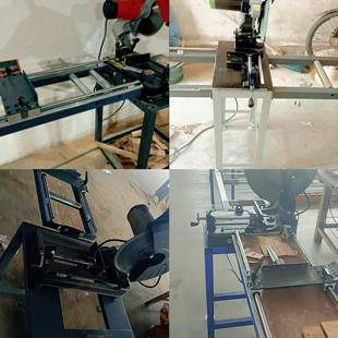 数料送料定位台YGM切割机架切管机托料架送切割铝材显机托料定位