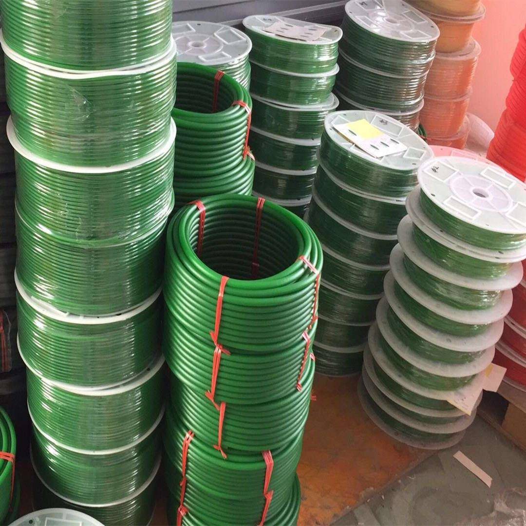绿色粗面带Φ2/3/4GPL带/5/6/8/10/12/15传动带圆TPU圆圆条聚氨酯
