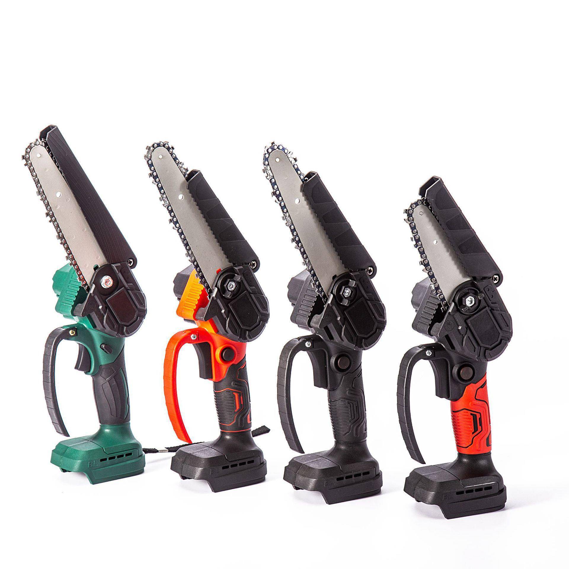 迷4寸无刷电用链锯你家小型手伐持充电电锯户JM外木单手电动锯