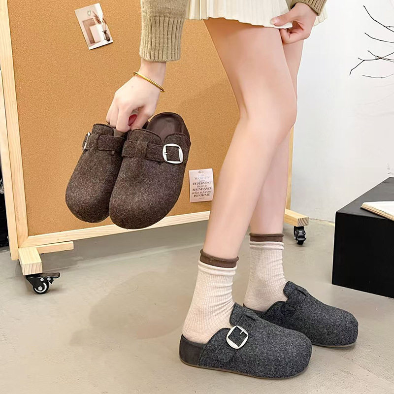 勃肯鞋纯软木底2026新款懒人包头半拖博肯凉鞋外穿休闲复古勃肯鞋,女鞋,勃肯鞋/软木鞋,淘宝优惠券,粉丝福利购,淘宝优惠卷