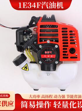 1E34F汽油机割草机发动机地钻割灌机水泵打草机草坪机除草机