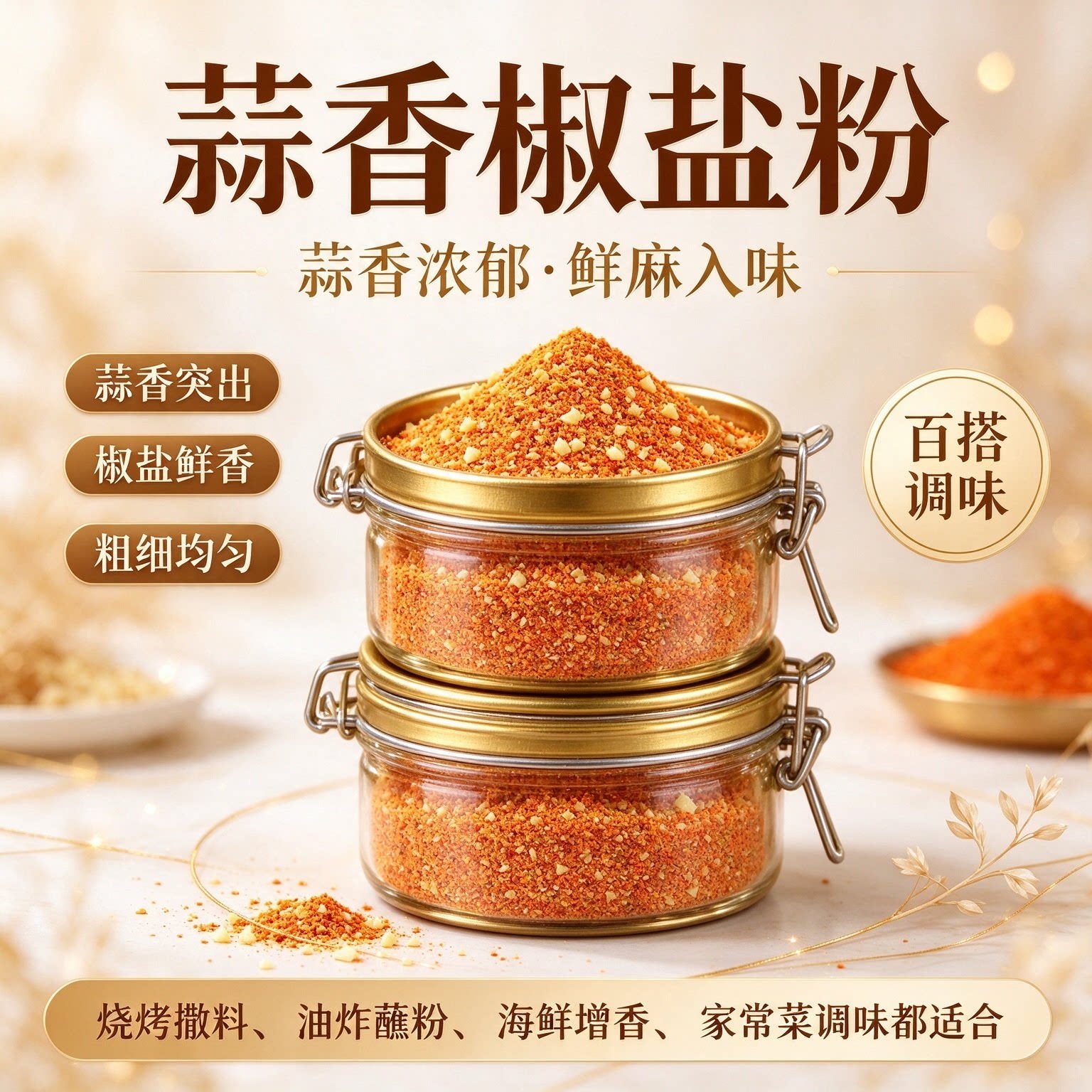 正宗蒜香椒盐粉烧烤调味料